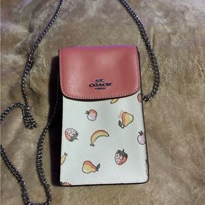Coach Mixed Fruit Phone Crossbody